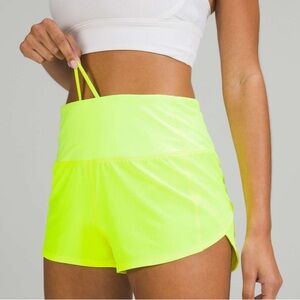 Lululemon Athletica Highlight Yellow Shorts